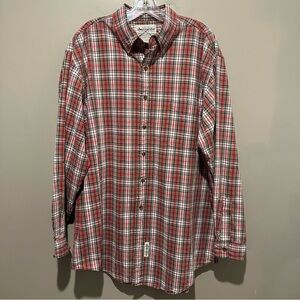 Abercrombie & Fitch Shirt Mens Lg Plaid Button Up Classic Lumberjack Outdoors